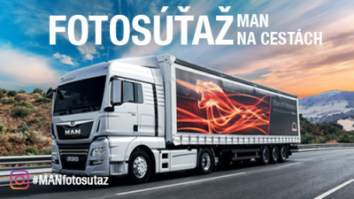 FOTOSÚŤAŽ MAN na cestách