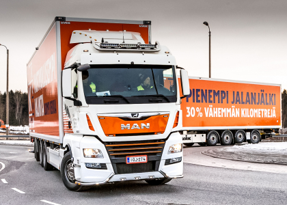 Truck MAN a Kesko group - znižovanie emisíí CO2