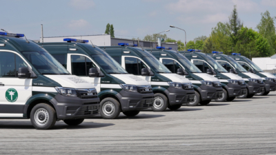 Poľský GITD si prevzal 32 vanov MAN TGE