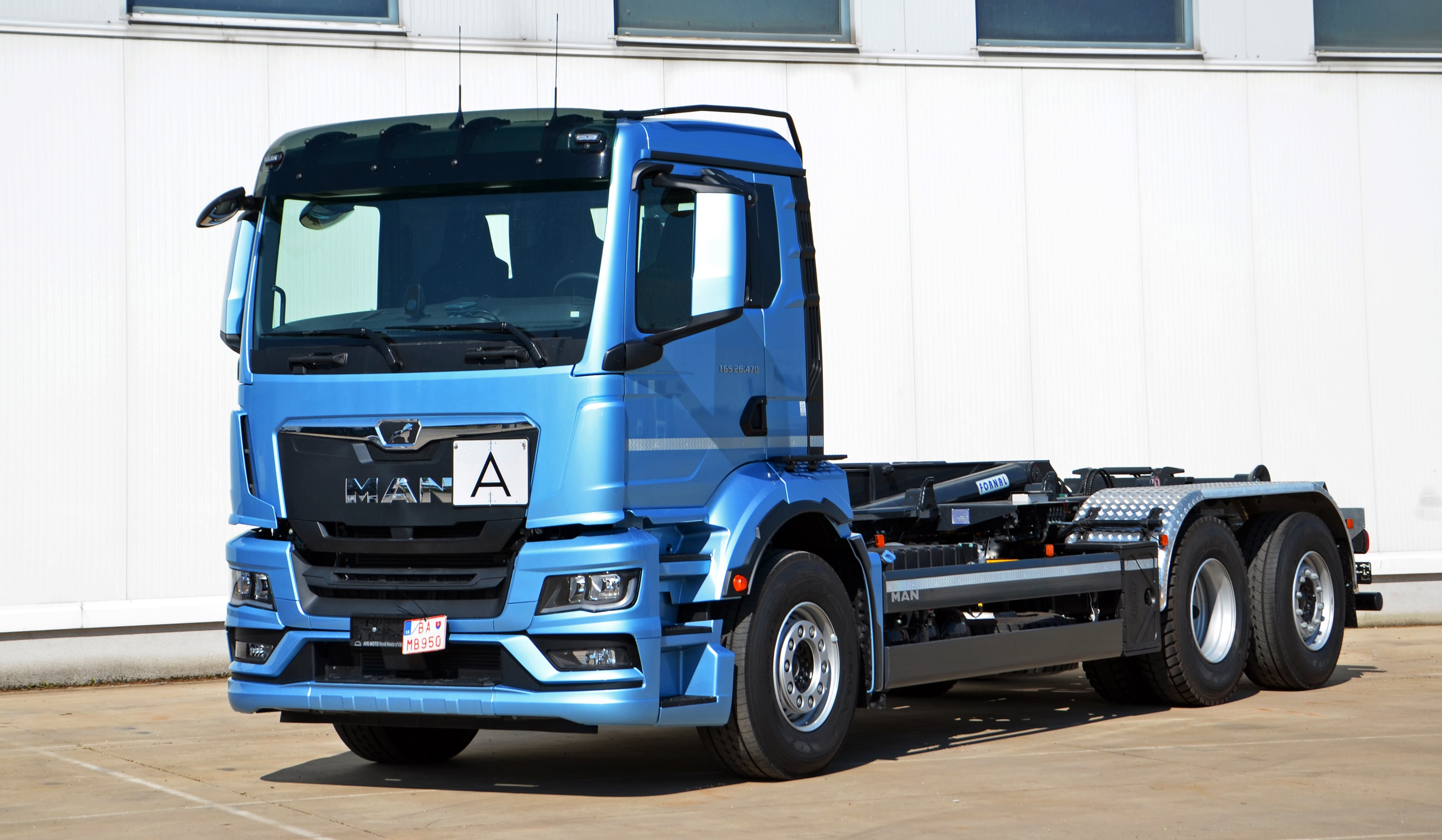 KÚPILI PRVÝ VEĽKÝ TRUCK A JE ZNAČKY MAN